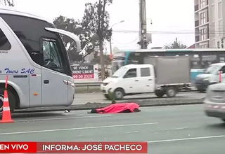 Accidente en la Panamericana Sur: Fallece persona atropellada por bus