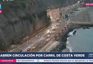 Barranco: Reabren circulación por carril de la Costa Verde tras cierre por daños en puente