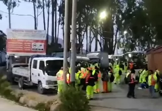 Canta: Bloquean carretera por falta de señalética y constantes accidentes de tránsito