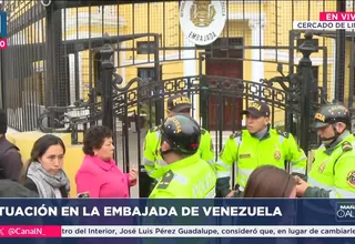 Cercado de Lima: Situación en la embajada de Venezuela tras crisis política