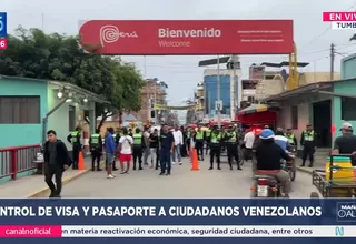 Ciudadanos venezolanos deben presentar desde hoy pasaporte y visa para ingresar a Perú
