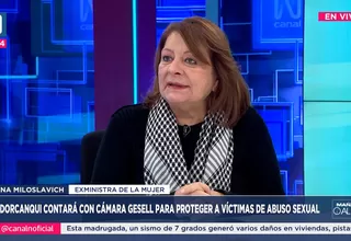 Diana Miloslavich: Es importante la instalación de cámaras de Gesell en Condorcanqui pero no es un problema aislado