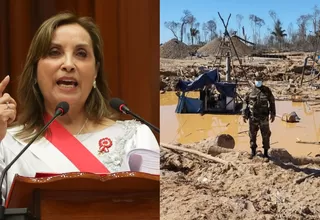 Dina Boluarte "No hemos cesado en el ataque a la minería ilegal"