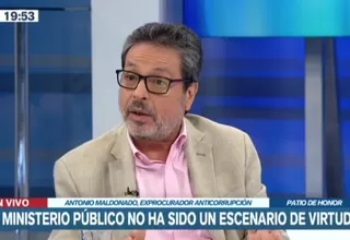 Exprocurador anticorrupción, Antonio Maldonado: "Es importante reimpulsar la reforma"