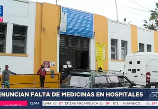Hospitales del Minsa sin medicinas ni implementos para atender a pacientes