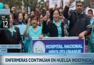 Huelga de enfermeras: profesionales podrían radicalizar su protesta