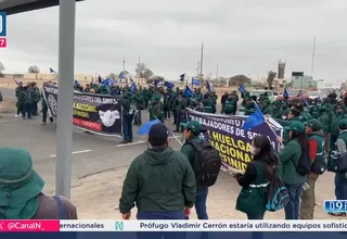 Huelga Nacional de trabajadores de Senasa paraliza frontera entre Perú y Chile