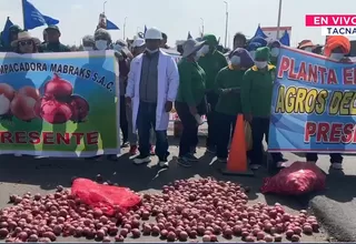 Huelga de trabajadores del Senasa bloquea frontera con Chile