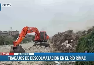 Inician trabajos de descolmatación en los ríos Rímac, Lurín y Chillón