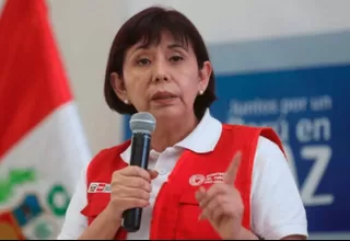 Ministra Nancy Tolentino descartó crisis en el Gabinete Ministerial