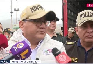 Ministro Juan Santiváñez: Para mí, el caso de la Diviac es un tema cerrado