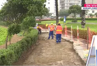 Miraflores: Municipalidad inicia obras de refacción en Parque Miguel Grau tras reporte de Alerta Noticias