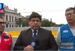 MTC y ATU responden a demanda de la Municipalidad de Lima por cierre de vías