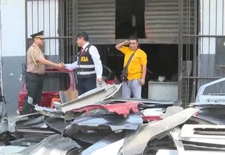 Operativo policial en San Jacinto contra la venta de autopartes