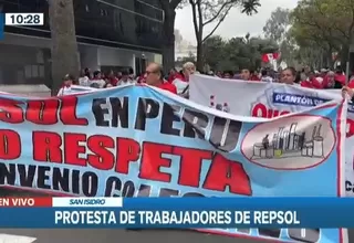 Repsol: Trabajadores de refinería La Pampilla protestan por abusos laborales