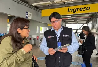 SIS realiza intervenciones informativas en espacios públicos