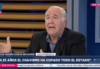 Víctor Andrés García Belaunde cuestionó la pensión vitalicia para Alberto Fujimori: No le corresponde