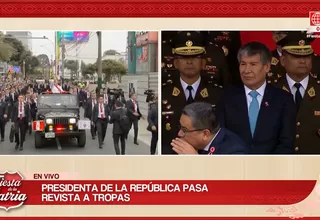 Wilfredo Oscorima llegó a tribuna oficial para la Gran Parada Militar
