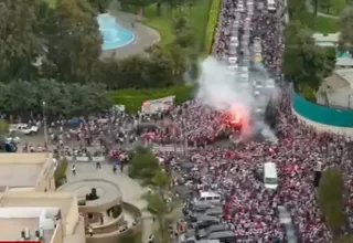 Perú vs. Paraguay: Marea blanquirroja acompañó a la selección al Nacional