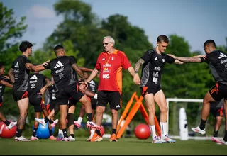 Selección peruana realizó último entrenamiento para duelo ante El Salvador