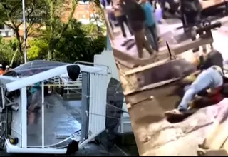 Colombia: Caída de una cabina del teleférico de Medellín deja un muerto y varios heridos