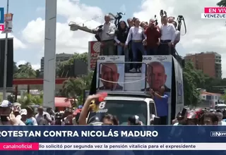 Manifestaciones en Venezuela: María Corina Machado lidera marcha contra Nicolás Maduro
