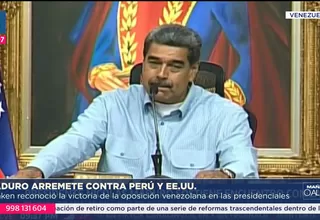 Nicolás Maduro arremetió contra Perú y Estados Unidos