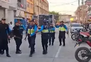 Ambulantes agredieron a agentes municipales en Chiclayo