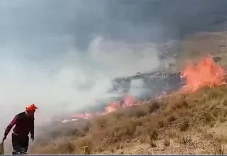 Huánuco: Incendio fue controlado tras más de 9 horas