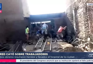 La Libertad: Obrero quedó atrapado tras caída de pared