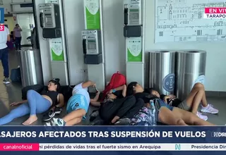 Tarapoto: Pasajeros varados en aeropuerto esperando reprogramación de vuelos