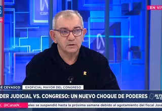 José Cevasco: Hace falta conocimiento del derecho parlamentario a nivel de jueces y fiscales