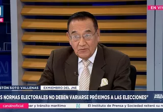 Gastón Soto Vallenas: JNE no debe facilitar ingreso de algunos partidos