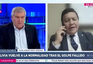 Gustavo Pacheco, parlamentario andino: Recibimos la alerta de la Cancillería para retirarnos del país