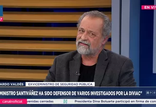 Ricardo Valdés: Ministro Santiváñez ha sido defensor de varios investigados por la DIVIAC